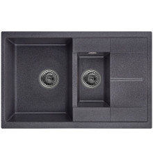 Кухонная мойка  Granula 7802 черный
