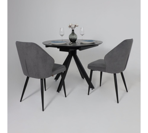 Стул Мамадома Michael b28 Antracite Lux/черный