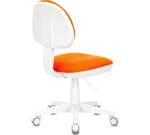 Компьютерное кресло Бюрократ KD-3 оранжевый TW-96-1/белый