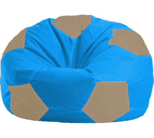 Кресло-мешок Flagman Мяч Стандарт М1.1-275 голубой/бежевый