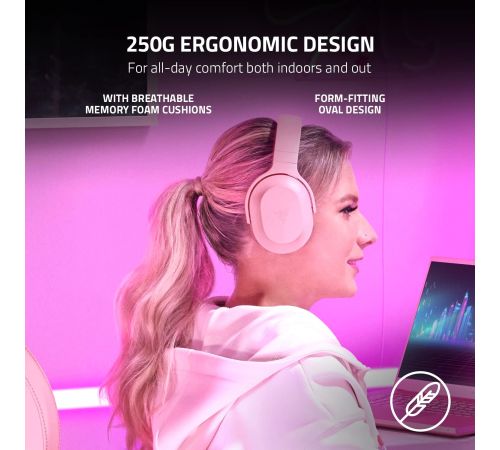 Наушники Razer Barracuda X 2022 розовый