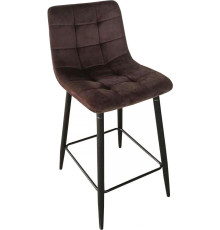 Стул AksHome Mia коричневый велюр HLR49/черный