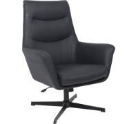 Офисное кресло AksHome Hudson экокожа, черный PU-24/черный