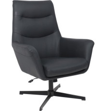 Офисное кресло AksHome Hudson экокожа, черный PU-24/черный