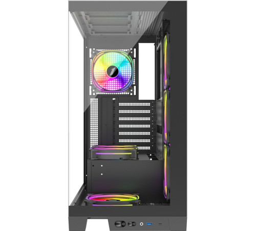 Корпус 1stPlayer Mi8 MI8-BK-3FC7R-1FC7 черный