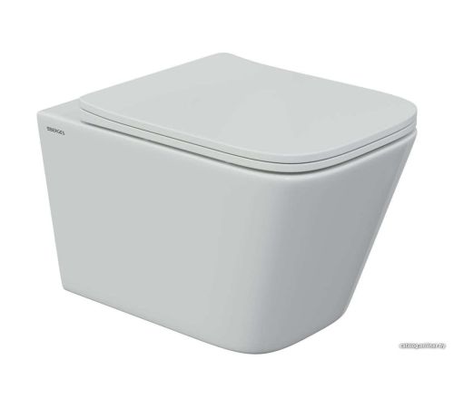 Унитаз подвесной Berges Wasserhaus Floe S Rimless 043248 с сиденьем