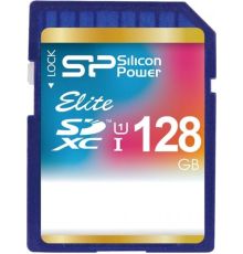 Карта памяти Silicon-Power SDXC Elite UHS-1 Class 10 128 GB SP128GBSDXAU1V10