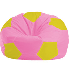Кресло-мешок Flagman Мяч Стандарт М1.1-201 розовый/желтый