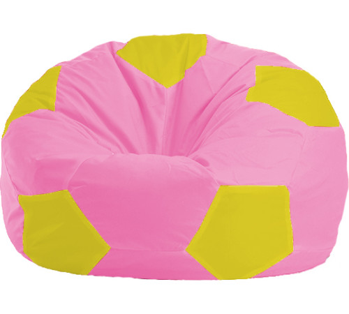 Кресло-мешок Flagman Мяч Стандарт М1.1-201 розовый/желтый