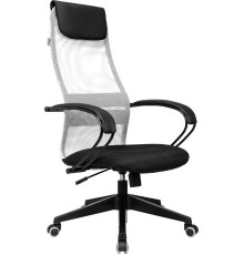 Офисное кресло Бюрократ CH-607 светло-серый TW-02/сетка