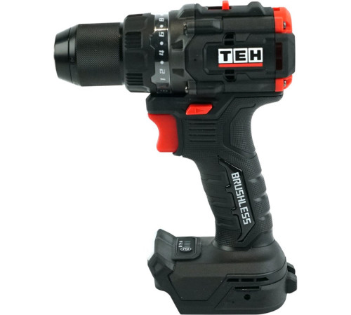 Дрель-шуруповерт TEH TDBL1020-2B с 2-мя АКБ, кейс