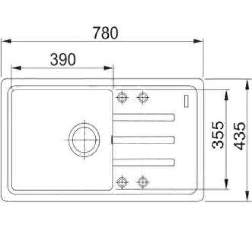 Кухонная мойка Franke Malta BSG 611-78 сахара