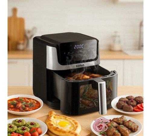 Аэрогриль аэрофритюрница Kitfort KT-2284
