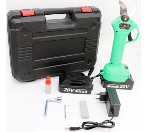 Секатор Zitrek GreenNer 20 082-1855 с 2-мя АКБ, кейс