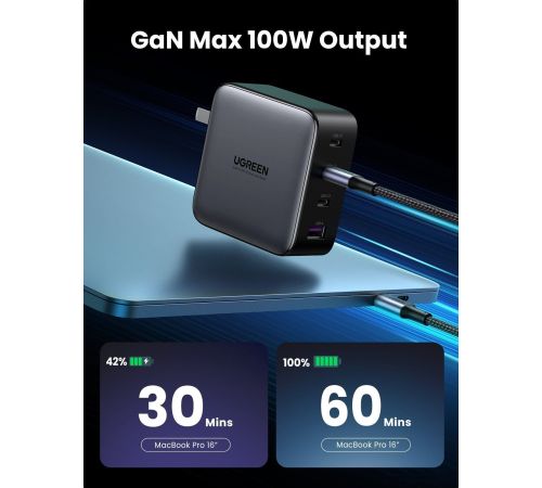 Сетевое зарядное Ugreen CD226 40747
