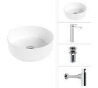 Умывальник Lauter 21499-31+Cascade 21СК0655C+сифон 21635CH+дон.клапан 21190CH хром