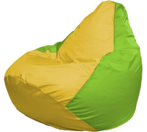 Кресло-мешок Flagman Груша Макси Г2.1-256 салатовый/желтый