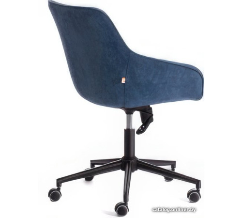 Офисное кресло TetChair Dublin велюр Clermon, синий 145