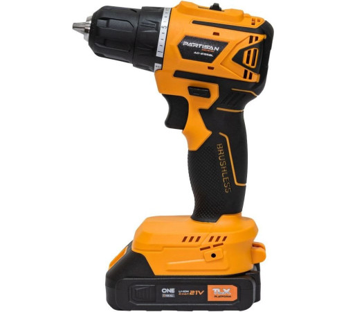 Дрель-шуруповерт Partisan AD-2155BL с 2-мя АКБ, кейс