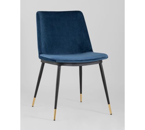 Стул Stool Group Мелисса велюр синий