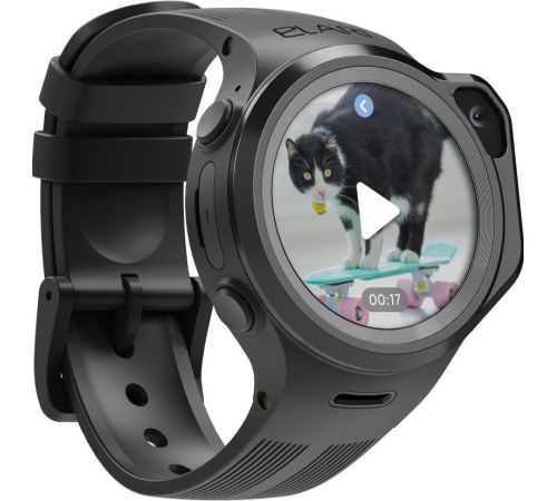 Детские умные часы Elari KidPhone 4GR M черный