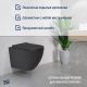 Унитаз подвесной Lauter Augsburg с жест. сиденьем Soft Close 21109EC + Breez 21GN7072BM черный матовый, скрытое крепление