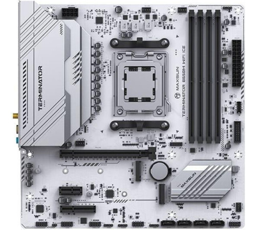 Материнская плата Maxsun Terminator B650M WiFi Ice