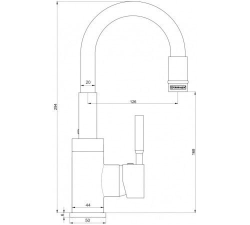 Смеситель Gross Aqua ColorFlex 3241508B