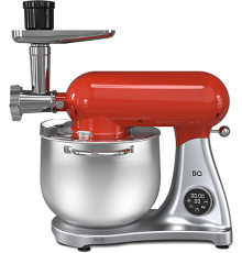 Кухонная машина BQ MX851 красный/серебристый