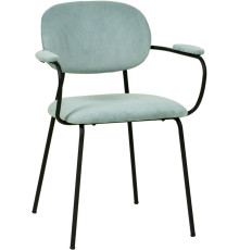 Стул Stool Group Кэрол серо-голубой/черный