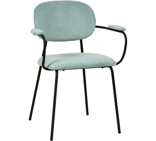 Стул Stool Group Кэрол серо-голубой/черный