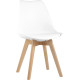 Стул Stool Group Frankfurt New Y863 белый/деревянные ножки