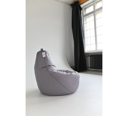 Кресло-мешок Mio Tesoro Груша XL GF-110x80-S серебро