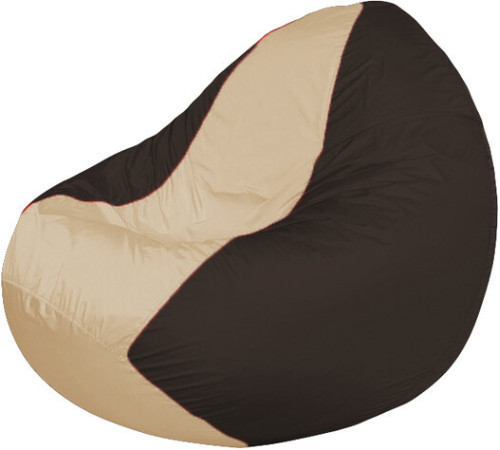 Кресло-мешок Flagman Classic К2.1-152 коричневый/бежевый