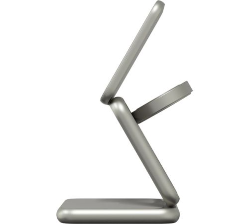 Беспроводное зарядное Magssory Fold Pro 3 в 1 WCH063 титановый