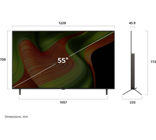 OLED телевизор LG OLED AI B5 OLED55B5RLA
