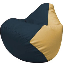 Кресло-мешок Flagman Груша Макси Г2.3-1513 синий/бежевый