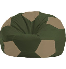 Кресло-мешок Flagman Мяч Стандарт М1.1-52 темно-оливковый/бежевый