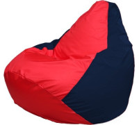 Кресло-мешок Flagman Груша Макси Г2.1-234 синий темный/красный