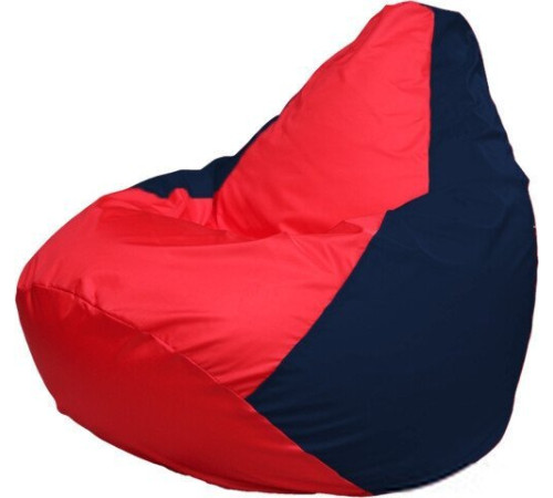 Кресло-мешок Flagman Груша Макси Г2.1-234 синий темный/красный