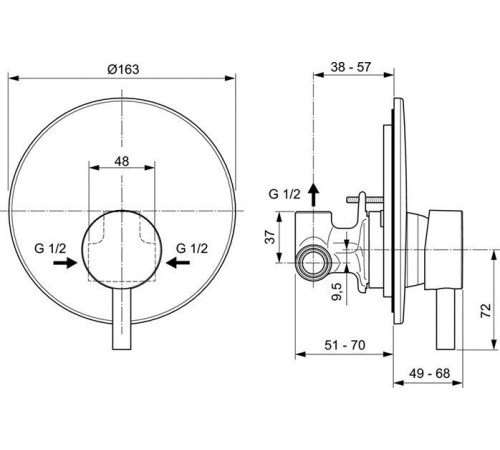 Смеситель Ideal Standard Ceraline A6940AA