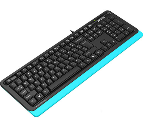 Клавиатура A4Tech Fstyler FKS10 черный/синий