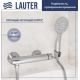 Смеситель Lauter Velvet 21СК9696С с лейкой Daisy 21S10167