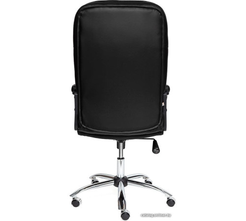 Офисное кресло TetChair Сн9944 иск. кожа/ткань, хром/черный