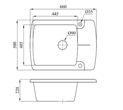 Кухонная мойка БелЭворс Flexi L темно-бежевый