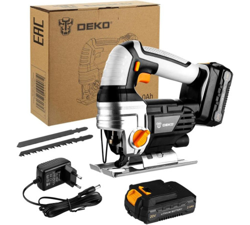 Электролобзик Deko DKJS20 SET 2 063-4211 с 2-мя АКБ