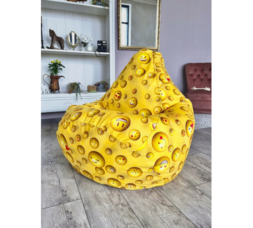 Кресло-мешок Flagman Груша Макси Г2.5-224 Smailiki 01 желтый