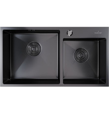 Кухонная мойка Mixline 547241 черный графит, 3 мм