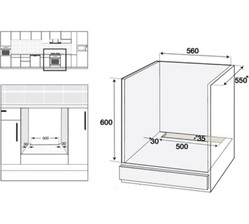 Электрический духовой шкаф Schtoff Decor 1200