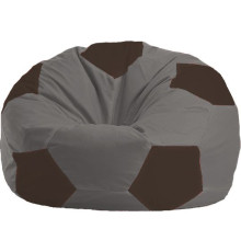 Кресло-мешок Flagman Мяч Стандарт М1.1-340 серый/коричневый